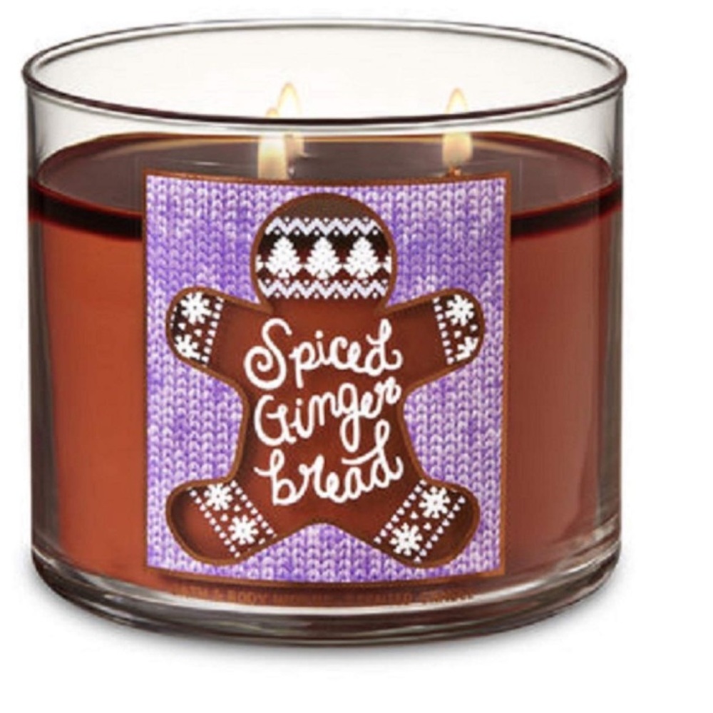 Bath & Body Works Spiced Gingerbread 3 Wick Candle